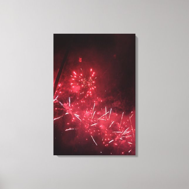 Fireworks Canvas Print (Front)