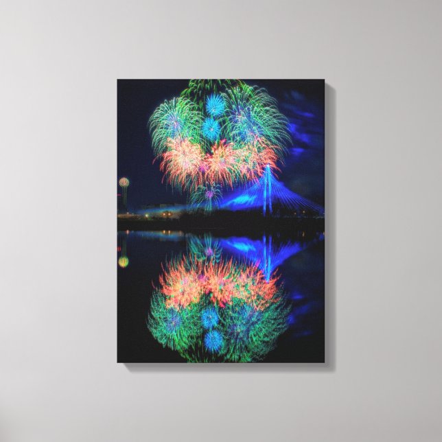 Fireworks Canvas Print (Front)