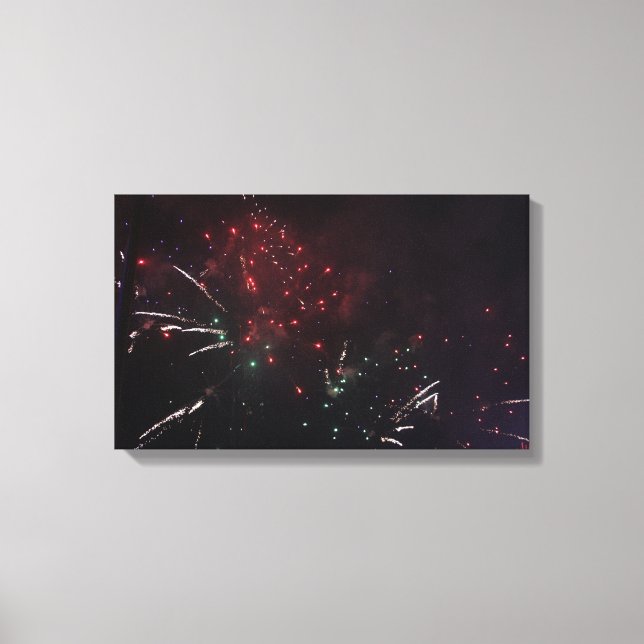 Fireworks Canvas Print (Front)