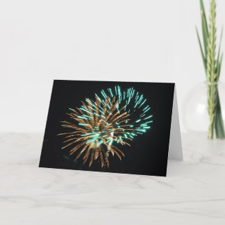 Fireworks Card