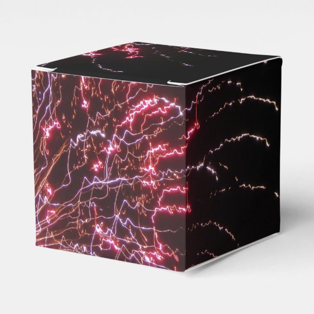 Fireworks Celebration Favor Box (Front Side)