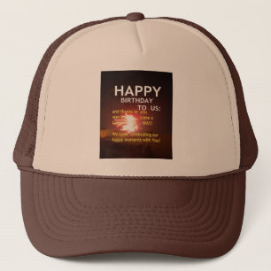 Fireworks Celebration with Thank You Message Trucker Hat