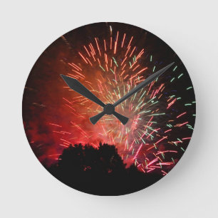 Fireworks clock