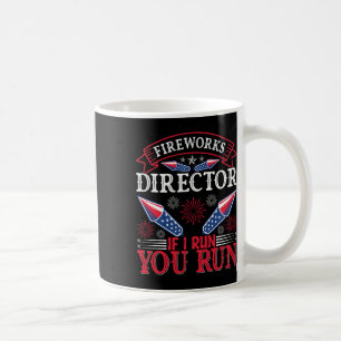 Fireworks Director American Flag 4th Of July  Coffee Mug