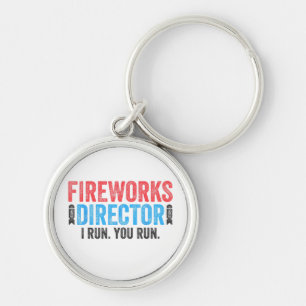 Fireworks Director T-Shirt 4th of July Shirt Keychain