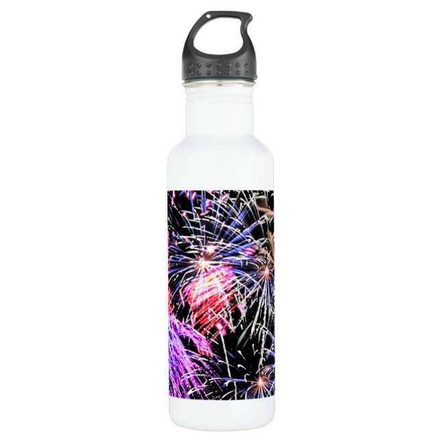 Fireworks Display 710 Ml Water Bottle (Front)