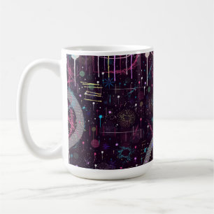 Fireworks Display: Abstract Art  Coffee Mug