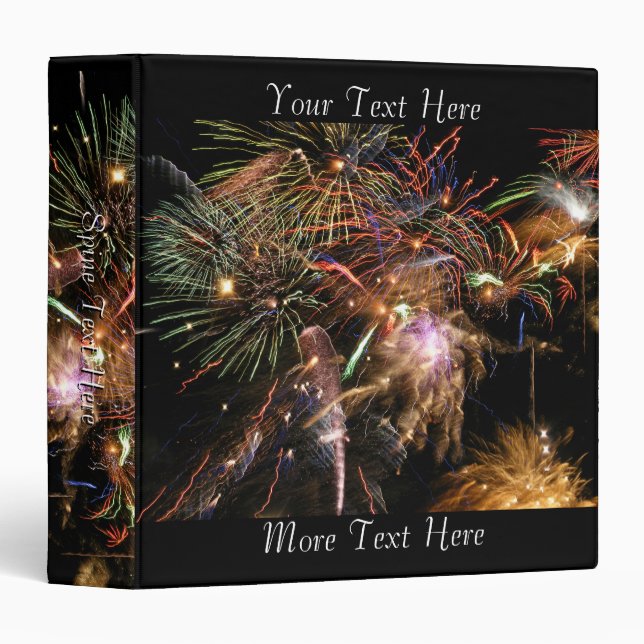 Fireworks Display Binder (Front/Spine)