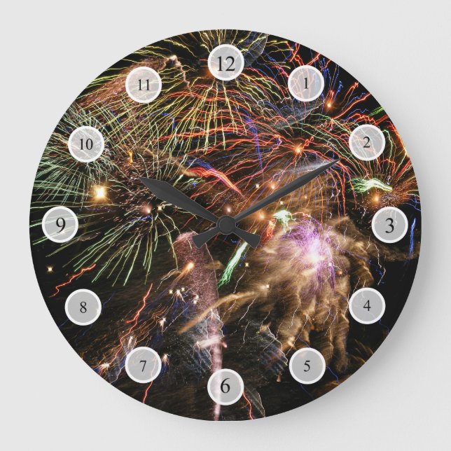 Fireworks Display Clock (Front)