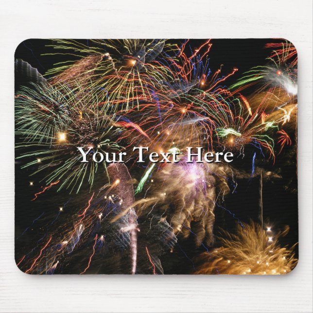 Fireworks Display Mouse Pad (Front)