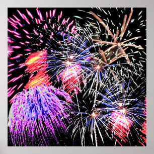 Fireworks Display Poster