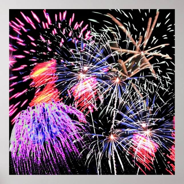 Fireworks Display Poster (Front)
