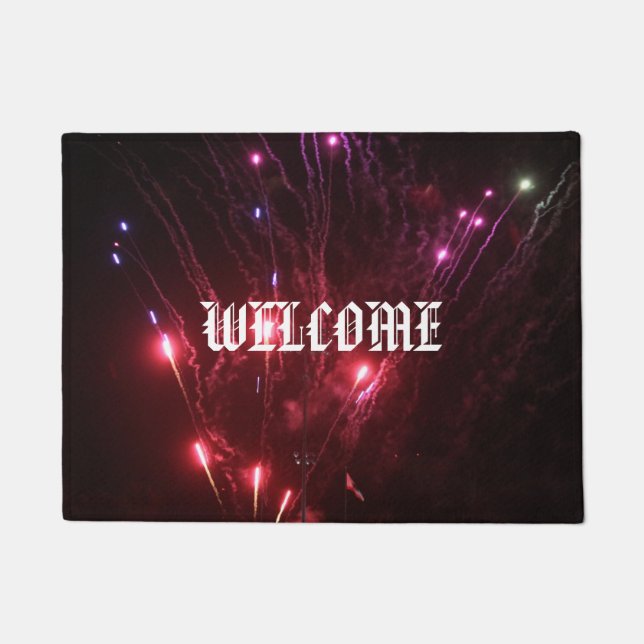 Fireworks Doormat (Front)
