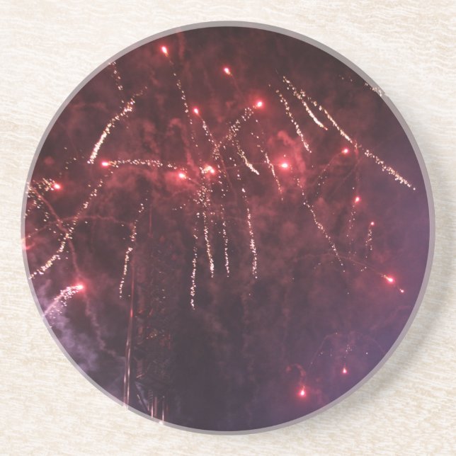 Fireworks Drink Coaster (Front)