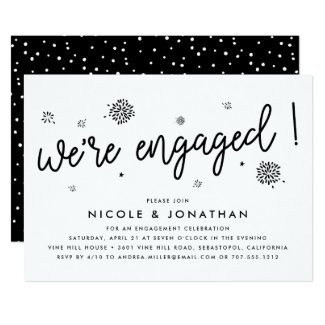 Fireworks | Engagement Party Invitation