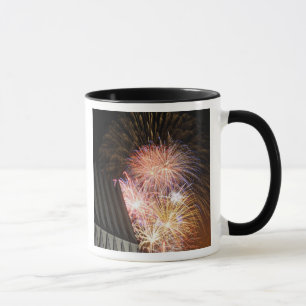 Fireworks explode mug