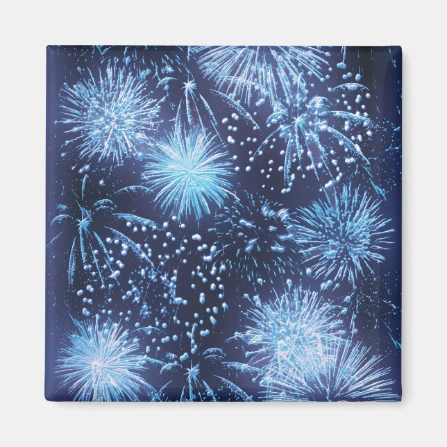 Fireworks explosant magnet - modèle d'invitation (Devant)