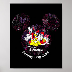 Fireworks Family Trip 2026 Valentines Day Vacatio  Poster