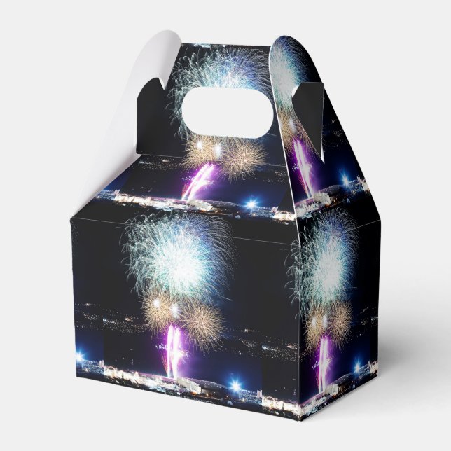 Fireworks Favor Box (Back Side)