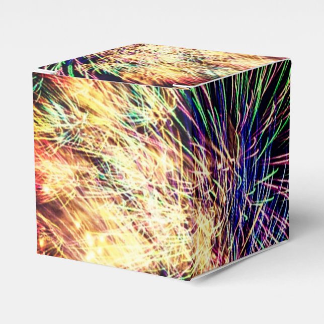 Fireworks Favor Box (Front Side)