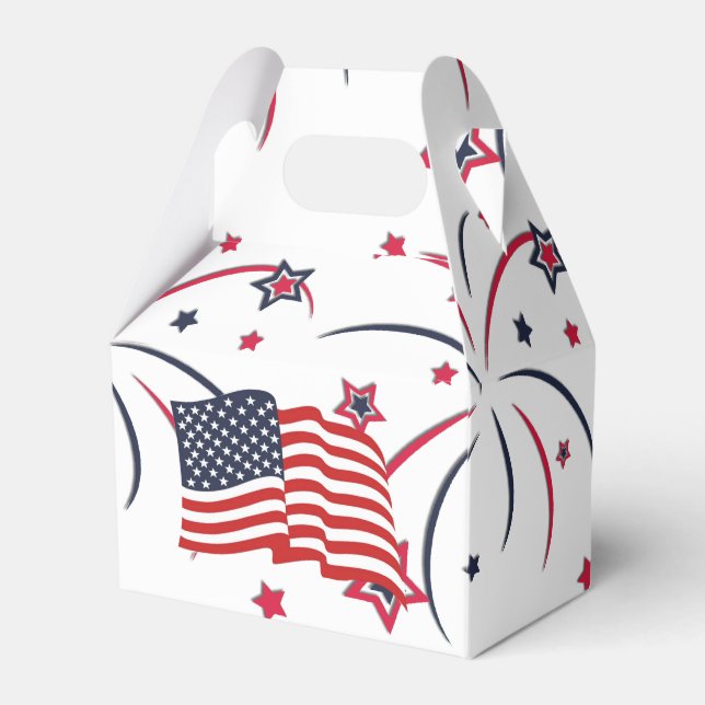 Fireworks Favor Box (Front Side)