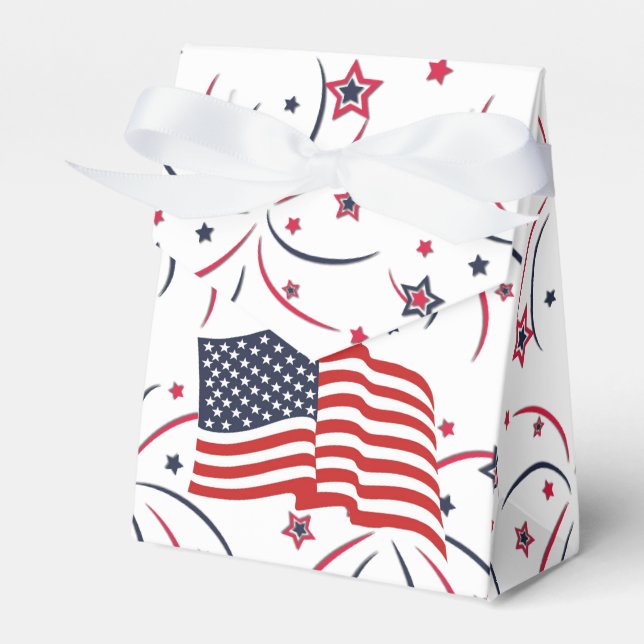 Fireworks Favor Box (Front Side)