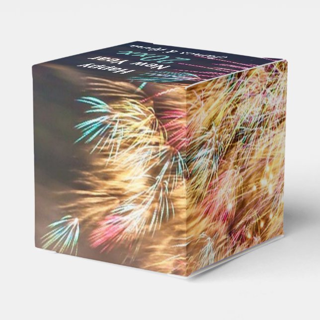 Fireworks Favor Box (Back Side)