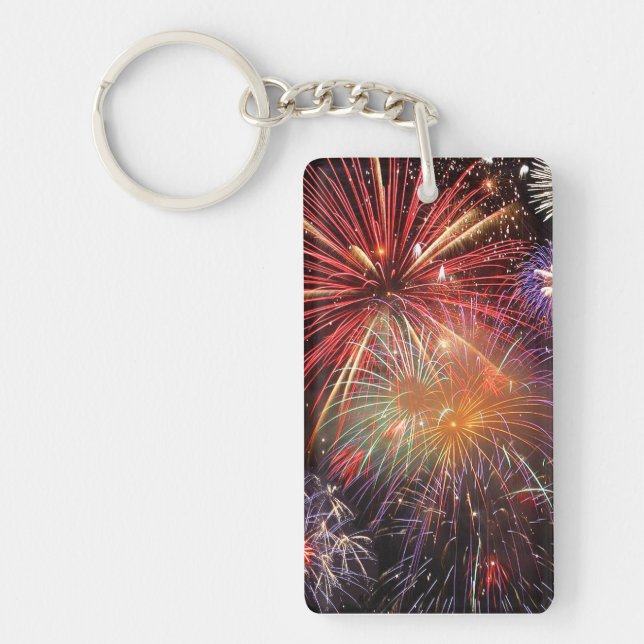 Fireworks Finale Keychain (Front)
