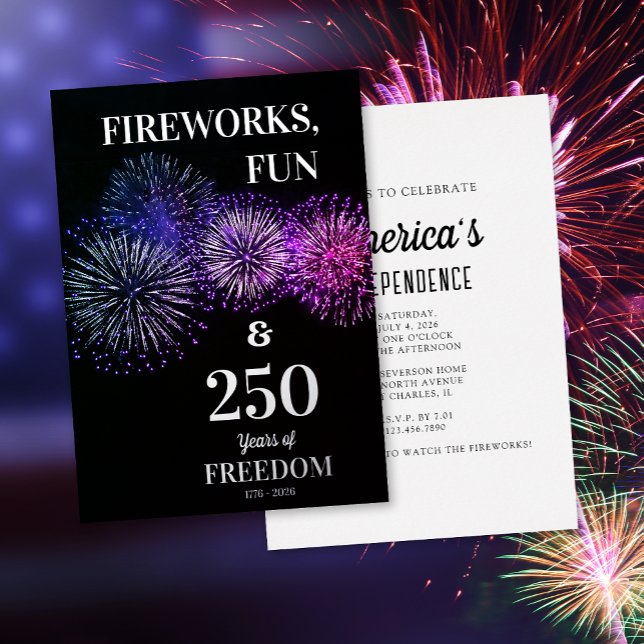 Fireworks, Fun, Freedom 250th 4th of July  (Creator Uploaded)