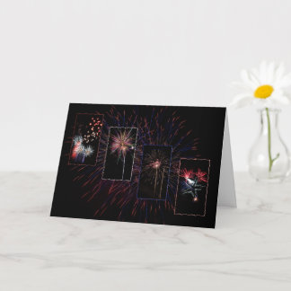 Fireworks Greeting Card