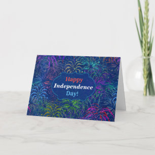 Fireworks Happy Independence Day 4th of July Card