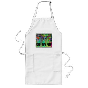 FIREWORKS ~ HAPPY NEW YEAR LONG APRON