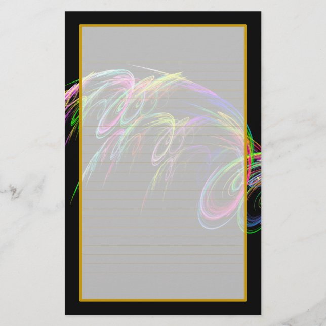 Fireworks I Fine Lined Stationery (Front)