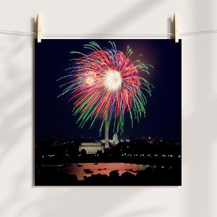 Fireworks in DC Poster