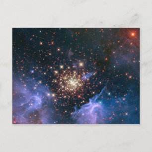 Fireworks in Space Postcard