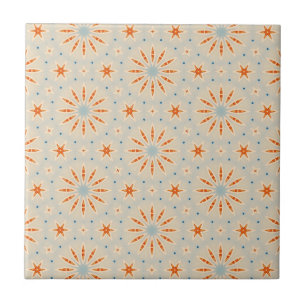 Fireworks-Inspired Pattern - Ceramic Tile