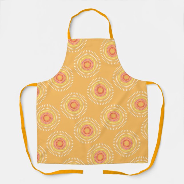 Fireworks Japanese Mustard Apron (Front)