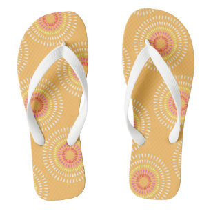 Fireworks Japanese Mustard Flip Flops