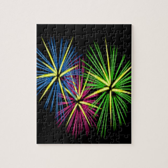 FIREWORKS JIGSAW PUZZLE (Vertical)