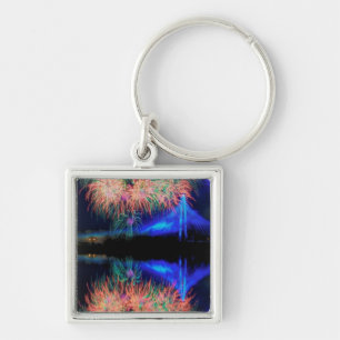Fireworks Keychain