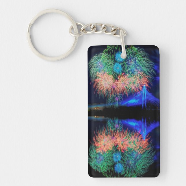 Fireworks Keychain (Front)
