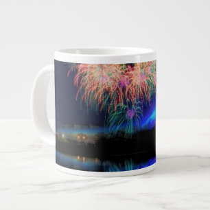 Fireworks Large Coffee Mug