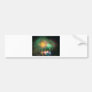 Fireworks Light Japan Festival Bumper Sticker
