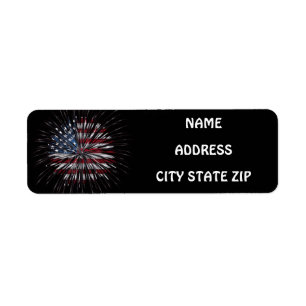 **FIREWORKS  LOVER'S** ADDRESS LABEL