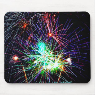 Fireworks Mousepad