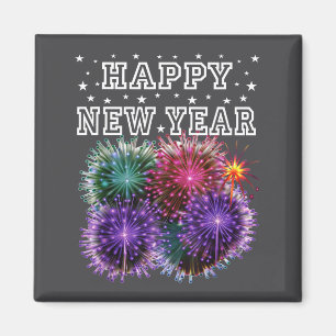 Fireworks New Year's Eve Party  Magnet