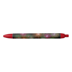 Fireworks  Night Glitter Ombre  Quality Black Ink Pen