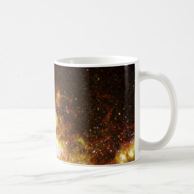 Fireworks of Star Formation Light Up Galaxy NGC 42 Coffee Mug (Right)