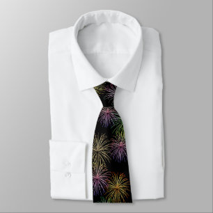 Fireworks On Black Tie