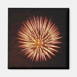 Fireworks Orange magnet